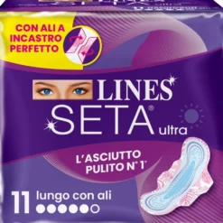 Lines Seta Ultra Lungo 11 Assorbenti