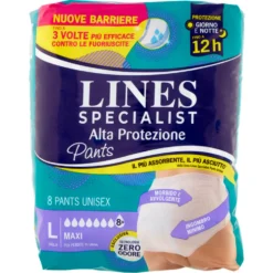 Lines Specialist Alta Protezione Pants Unisex Taglia L Maxi 8 Pezzi