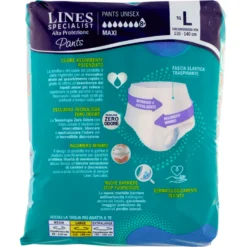 Lines Specialist Alta Protezione Pants Unisex Taglia L Maxi 8 Pezzi