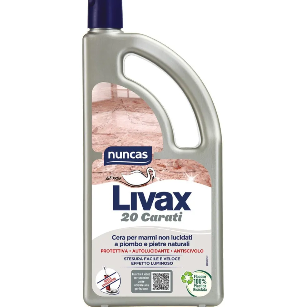 Livax 20 Carati Cera Protettiva per Pavimenti Marmo e Pietre Naturali