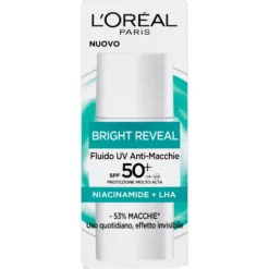 L'Oréal Paris Bright Reveal Fluido UV Anti-Macchie Spf 50+ 50 ml