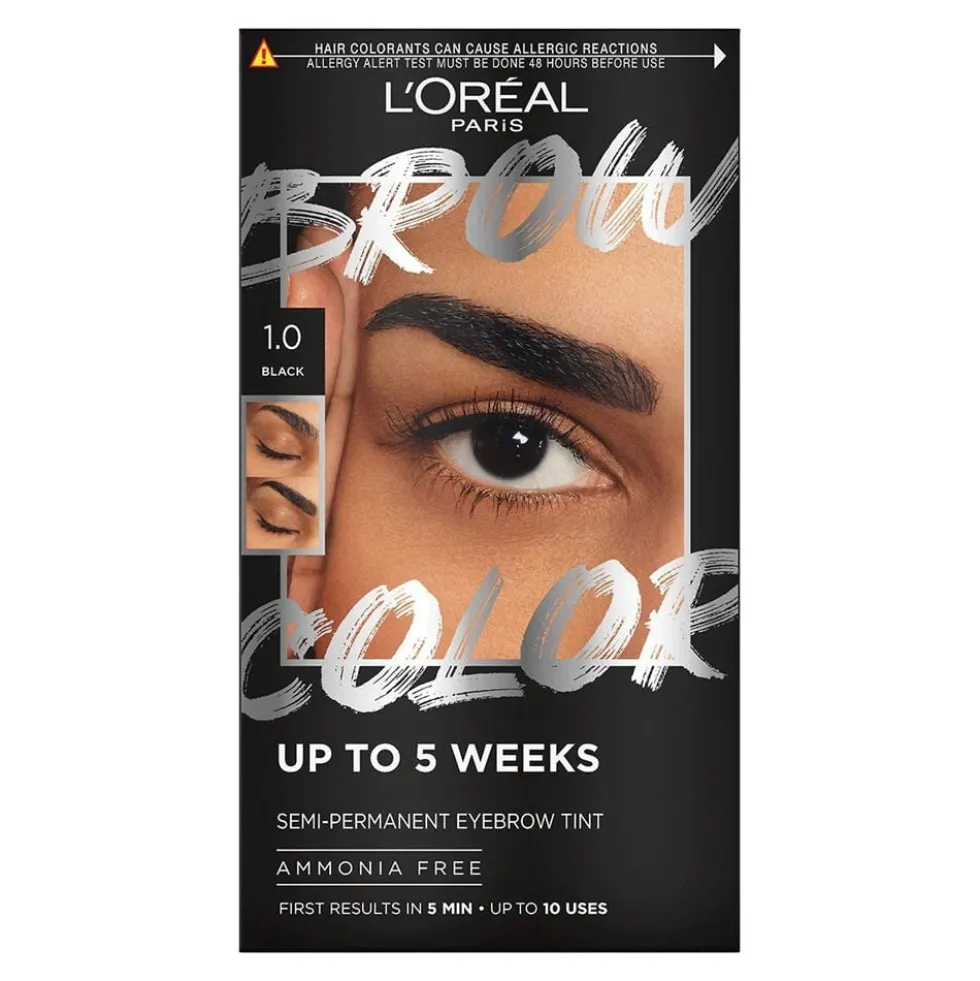 L'Oréal Paris Brow Color Tinta Sopracciglia 1.0 Black