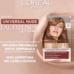 L'Oréal Paris Colorazione Permanente senza Ammoniaca Biondo N.7U