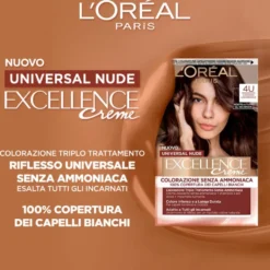 L'Oréal Paris Colorazione Permanente senza Ammoniaca Castano N.4U