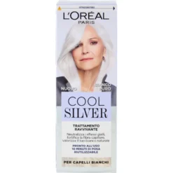 L'Oréal Paris Cool Silver Bianco Puro Trattamento Ravvivante per Capelli Bianchi 114 ml