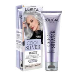L'Oréal Paris Cool Silver Bianco Perla Trattamento Ravvivante per Capelli Bianchi 114 ml