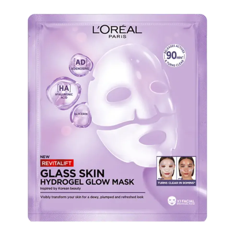 L'Oréal Revitalift Glass Skin Maschera Viso Idrogel
