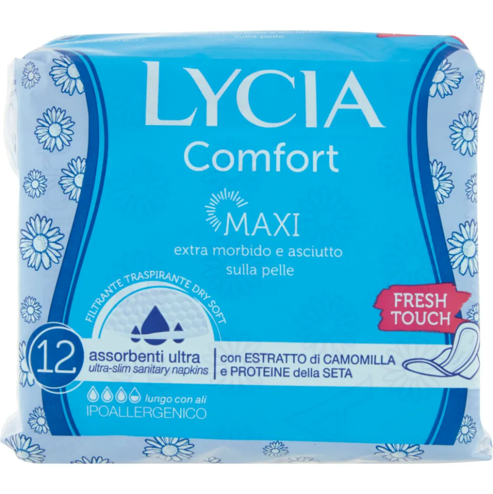 Lycia Assorbenti Ultra Lungo con Ali 12 Pezzi
