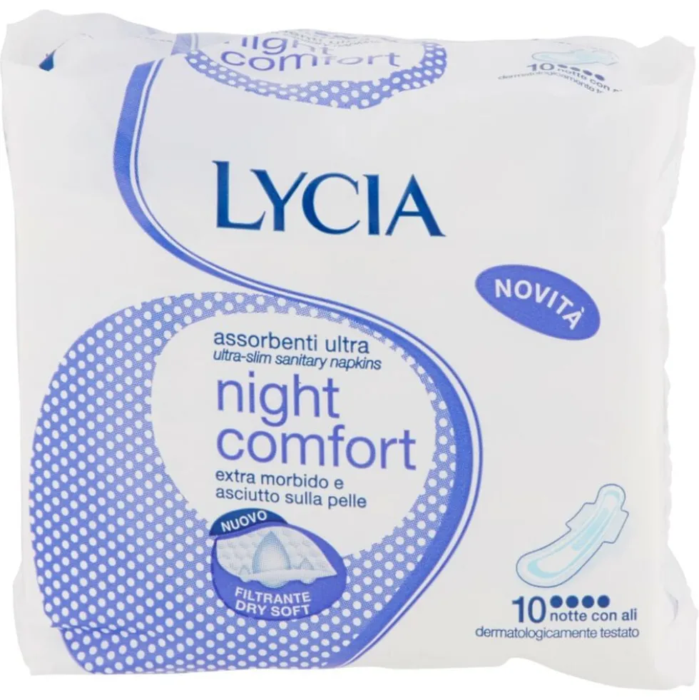 Lycia Assorbenti Ultra Notte 10 Pezzi