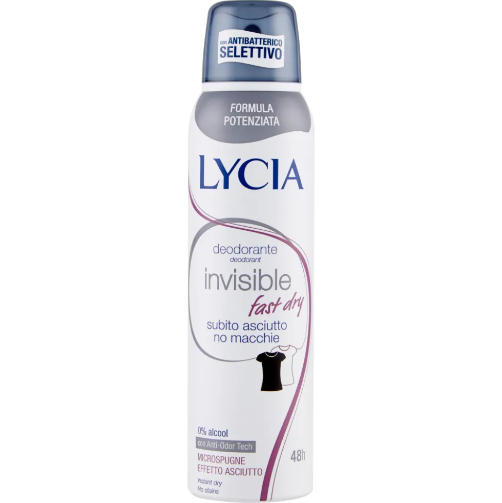 Lycia Invisible Dry Deodorante Spray 150 ml