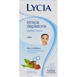 Lycia Perfect Strisce Depilatorie Viso 20 Pezzi