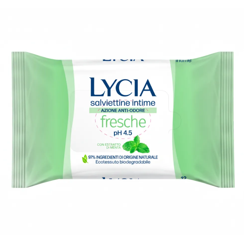 Lycia Salviettine Intime Fresca 12 Pezzi
