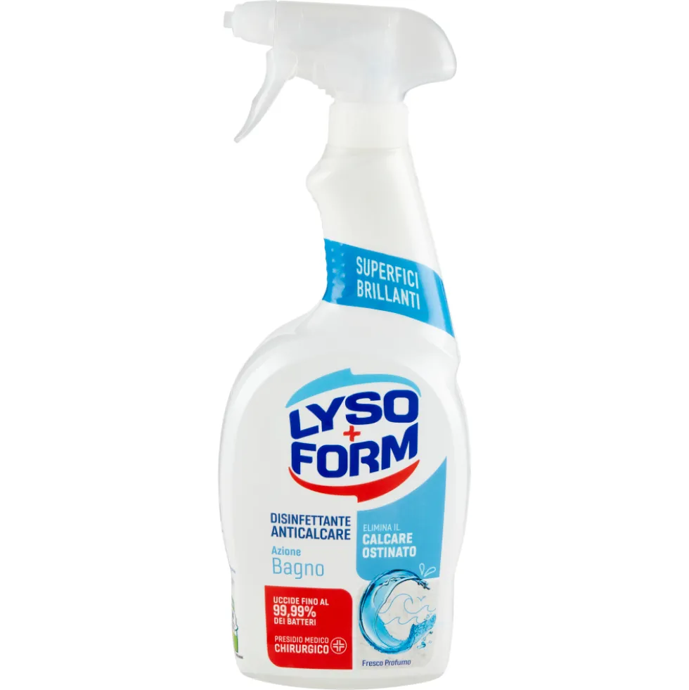 Lysoform Disinfettante Anticalcare Azione Bagno Fresco Profumo 700 ml