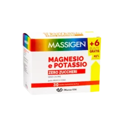 Massigen Magnesio Potassio Senza Zuccheri 30 Bustine