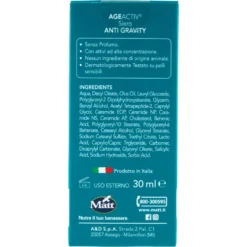 Matt Age Activ Anti Gravity Siero Peptide Bioattivo Ceramidi 30 ml