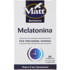 Matt Benessere Melatonina 80 Compresse