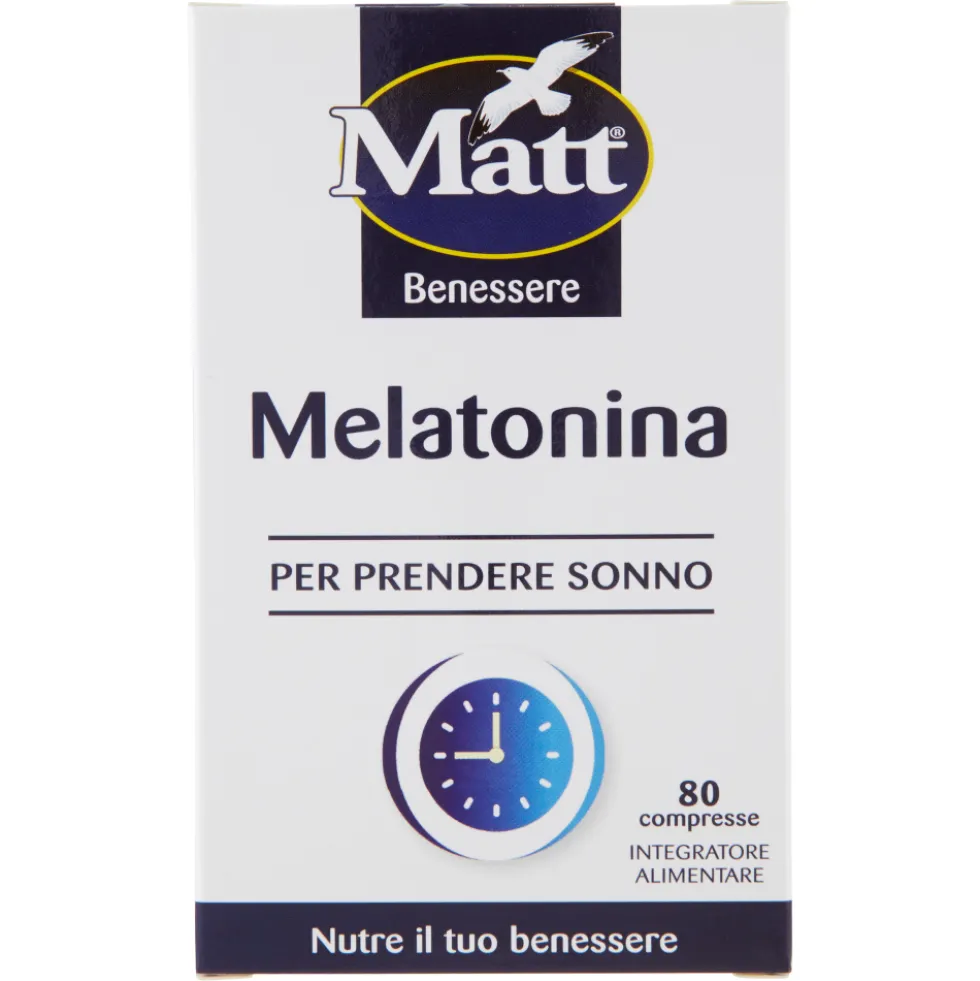 Matt Benessere Melatonina 80 Compresse