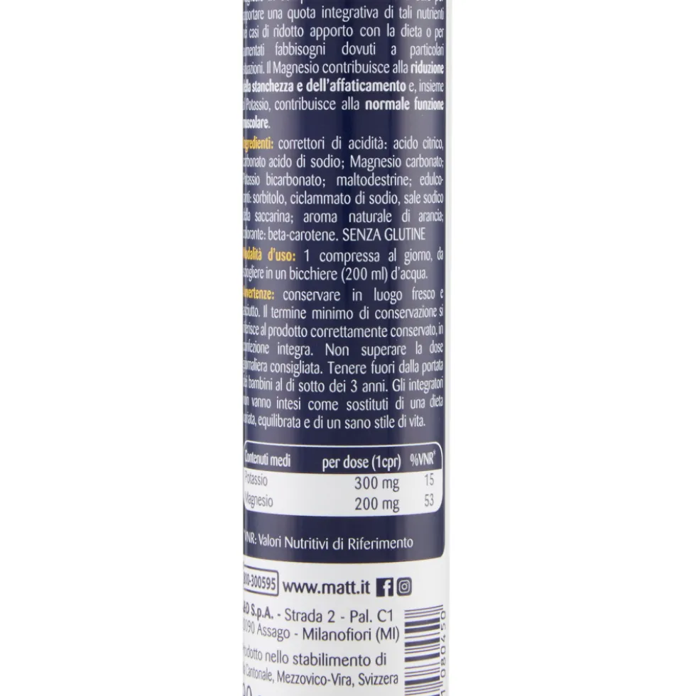 Matt Benessere Ricarica 20 Compresse Effervescenti