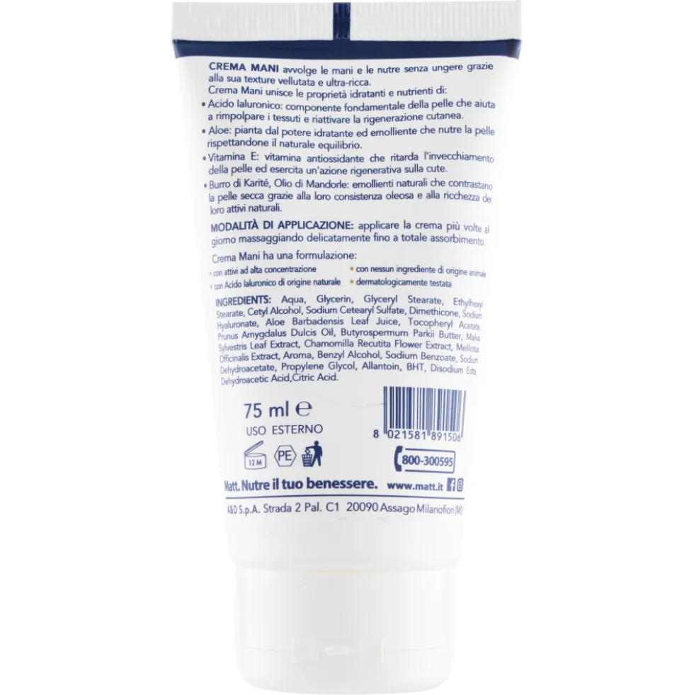 Matt Crema Mani Trattamento Intensivo 75 ml
