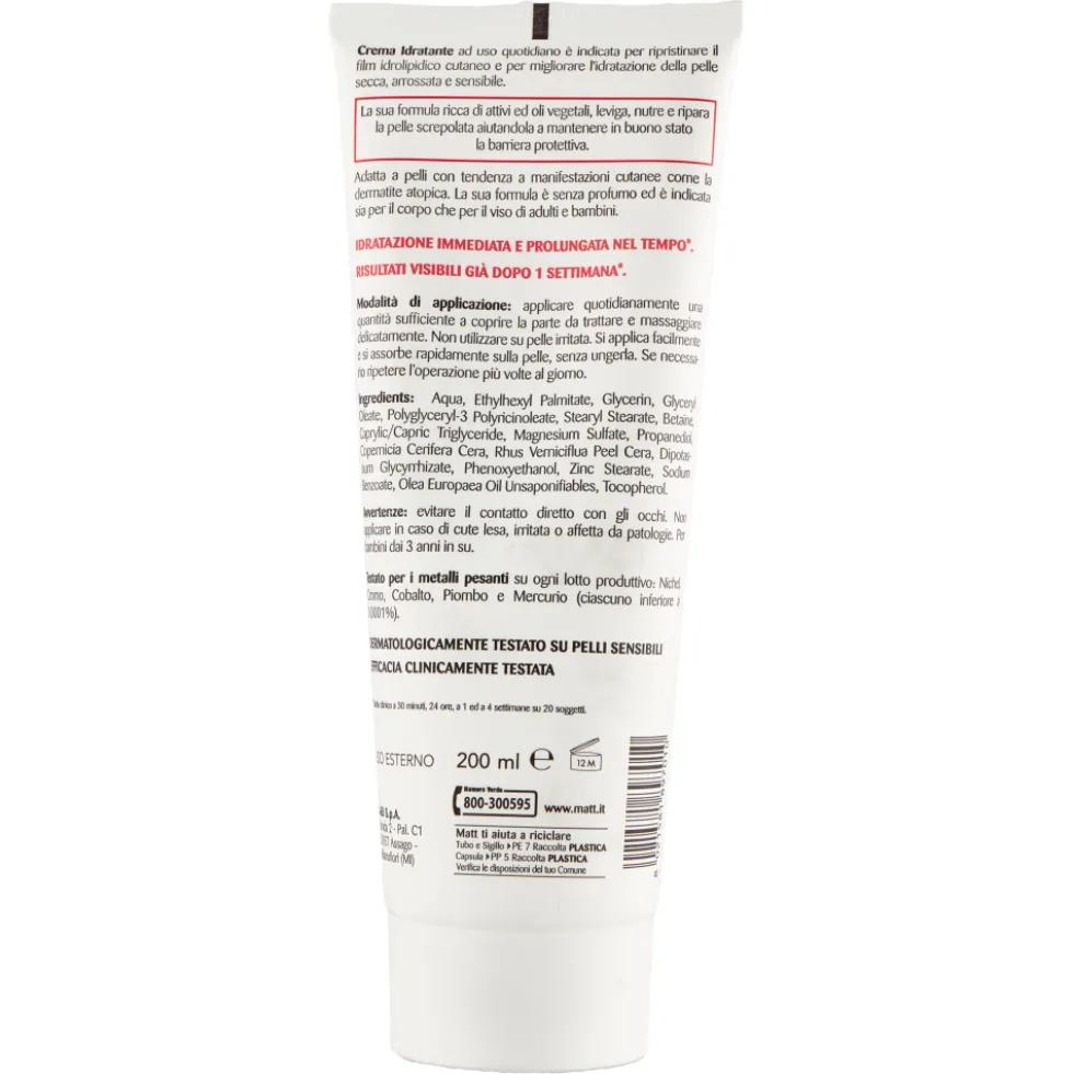 Matt Divisione Pharma Crema Corpo Idratante 200ml