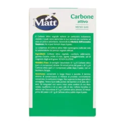 Matt Erboristeria Carbone Attivo 75 Compresse