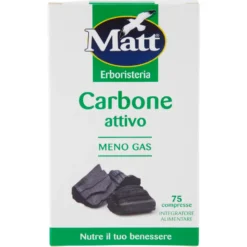 Matt Erboristeria Carbone Attivo 75 Compresse