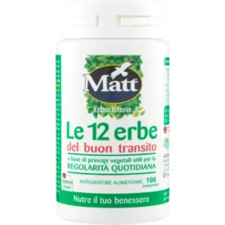 Matt Erbosisteria Le 12 Erbe del Buon Transito 100 Compresse