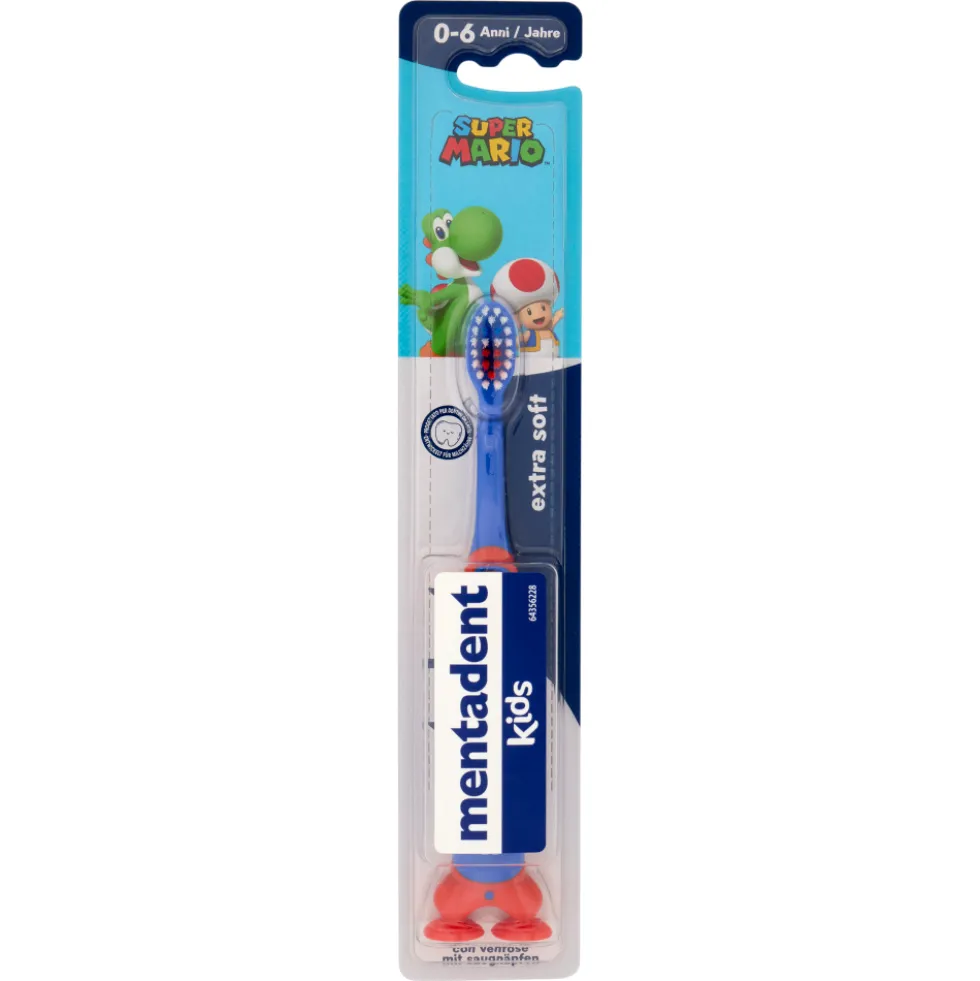Mentadent Kids 0-6 Anni Super Mario Extra Soft