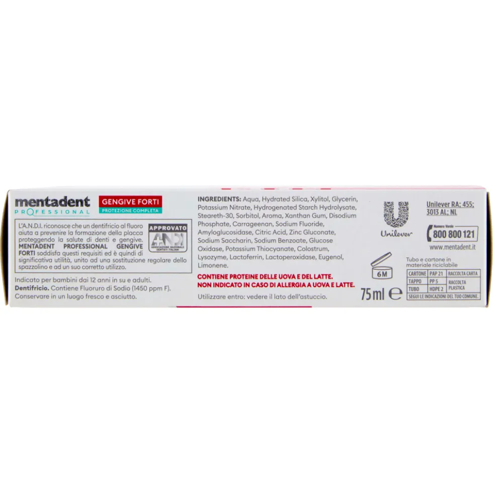 Mentadent Professional Gengive Forti Protezione Completa 75 ml