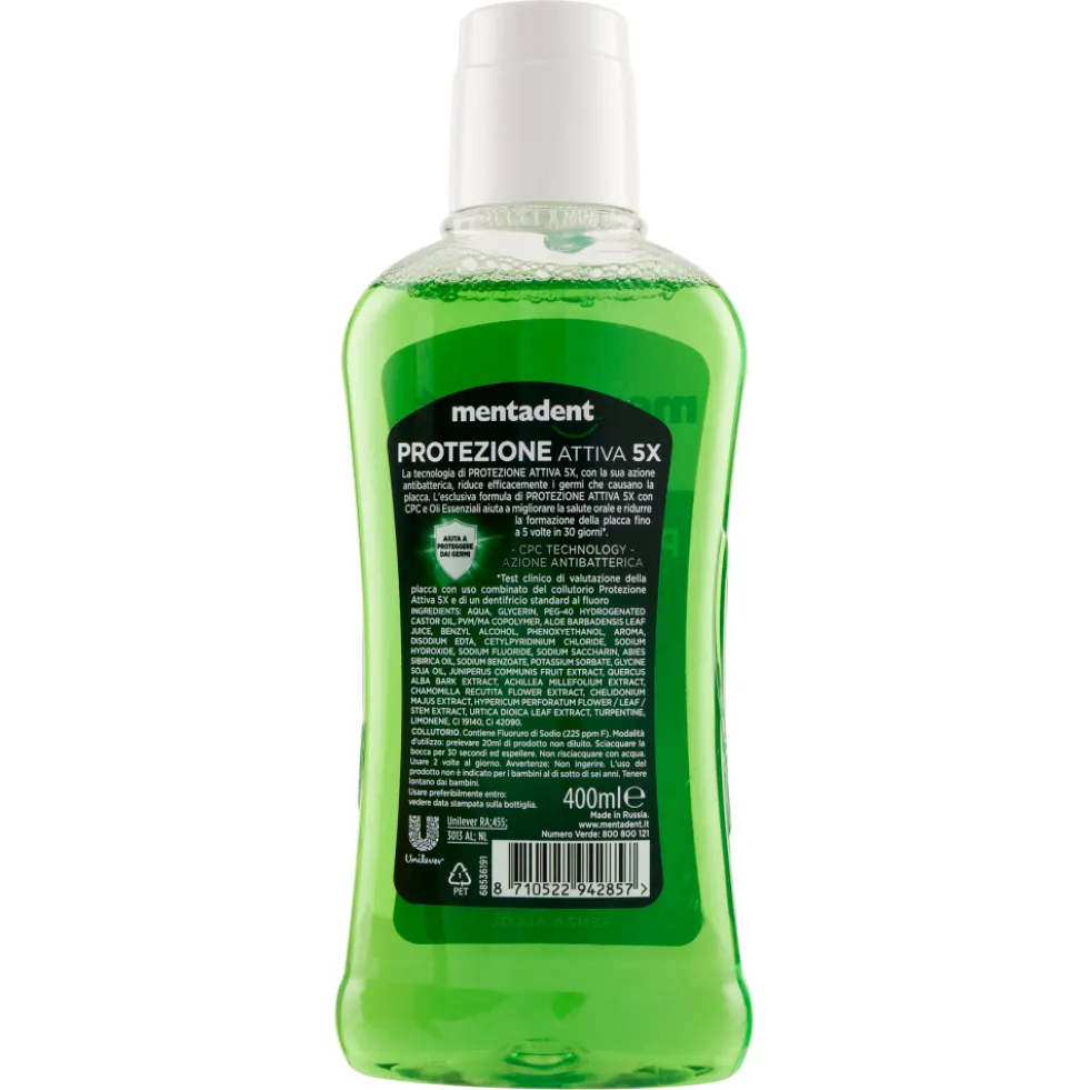 Mentadent Protezione Attiva 5X 400 ml