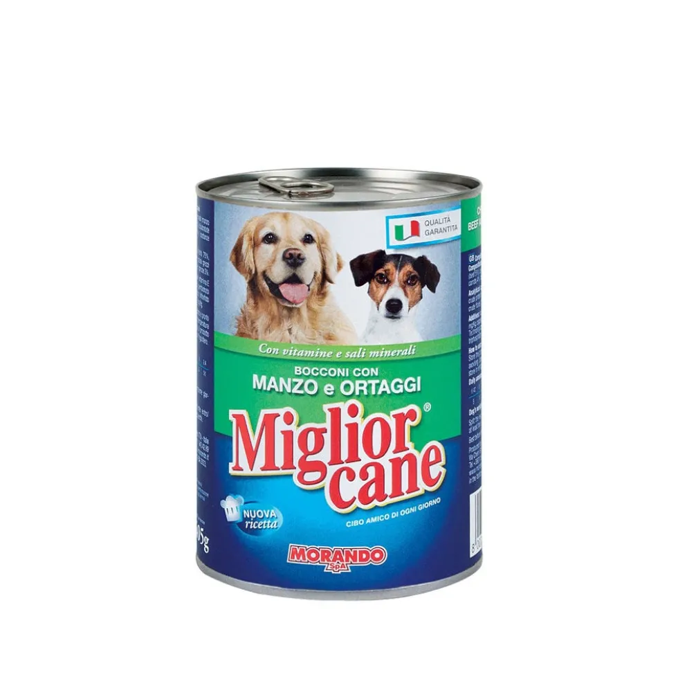 Migliorcane Bocconcini di Manzo e Ortaggi 405 g