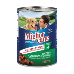 Migliorcane Bocconcini di Manzo e Ortaggi 405 g