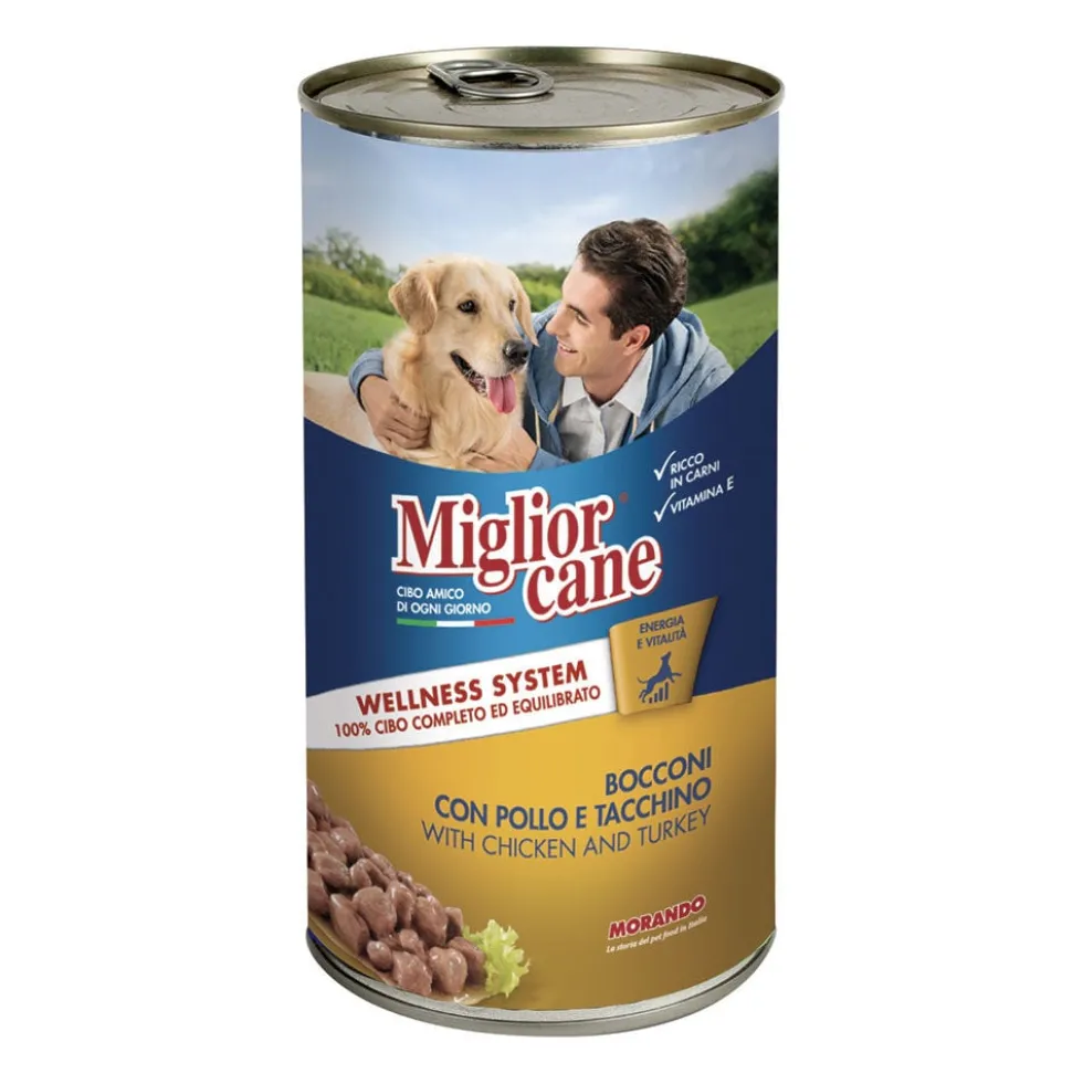 Migliorcane Bocconcini di Pollo e Tacchino 1250 g