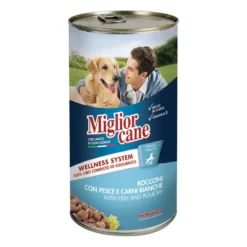Migliorcane Bocconi con Pesce e Carni Bianche 1250 g