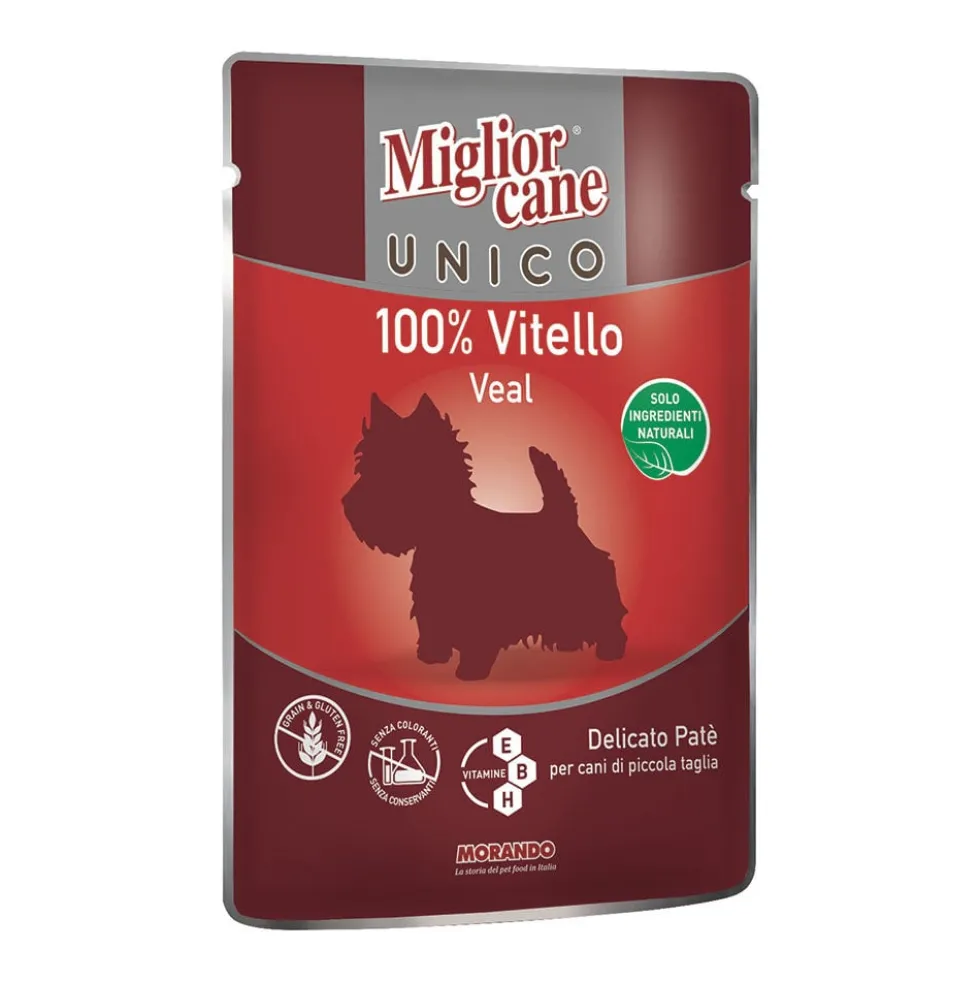 Migliorcane Unico Delicato Patè Vitello 100 g