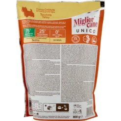 Migliorcane Unico Dog Adult Mini con Tacchino 800 gr