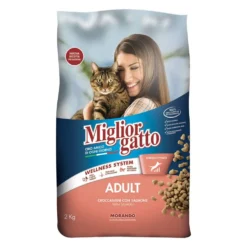 Migliorgatto Adult Croccantini con Salmone 2 Kg
