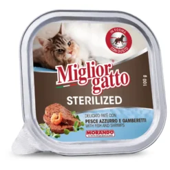 Migliorgatto Sterilized Pesce Azzurro e Gamberetti 100 g
