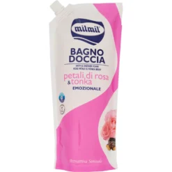 Milmil Bagno Doccia Petali di Rosa & Tonka Emozionale 750 ml