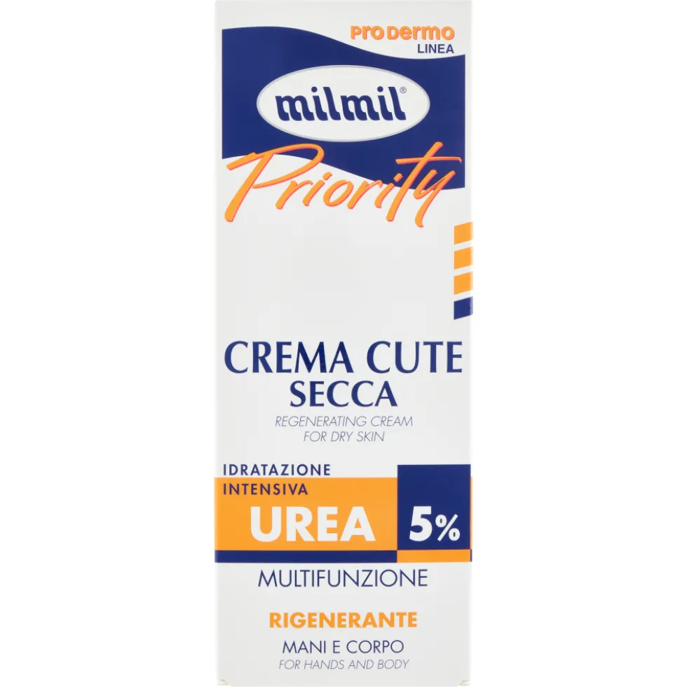Milmil Priority Crema Cute Secca Multifunzione Mani e Corpo 200 ml