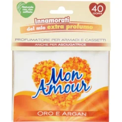 Mon Amour Oro e Argan Profumatore per Armadi e Cassetti 12 g