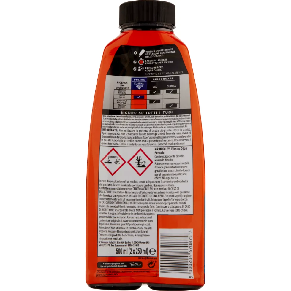 Mr Muscle Schiuma Elimina Odori 500ml