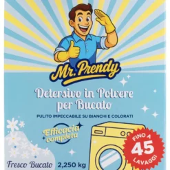Mr.Prendy Detersivo Lavatrice in Polvere 45 Lavaggi