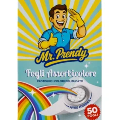 Mr.Prendy Fogli Assorbicolore 50 Pezzi