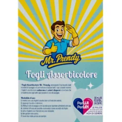 Mr.Prendy Fogli Assorbicolore 50 Pezzi