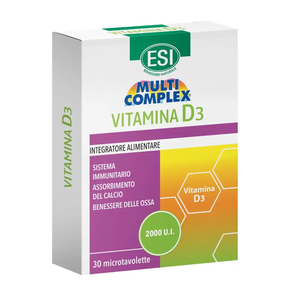 Multicomplex Vitamina D3 Integratore 30 Tavolette