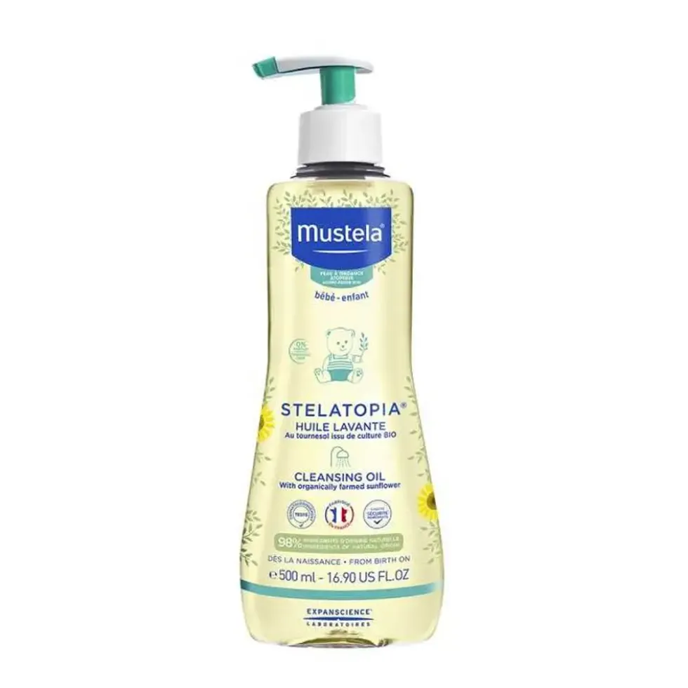 Mustela Stelatopia Olio Bagno Lavante 500 ml