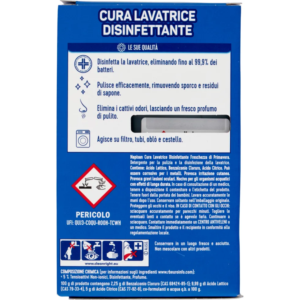 Napisan Cura Lavatrice con Presidio Medico Chirurgico 250 ml
