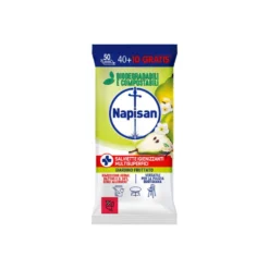 Napisan Salviette Igienizzanti Biodegradabili Freschezza Floreale 50 pezzi