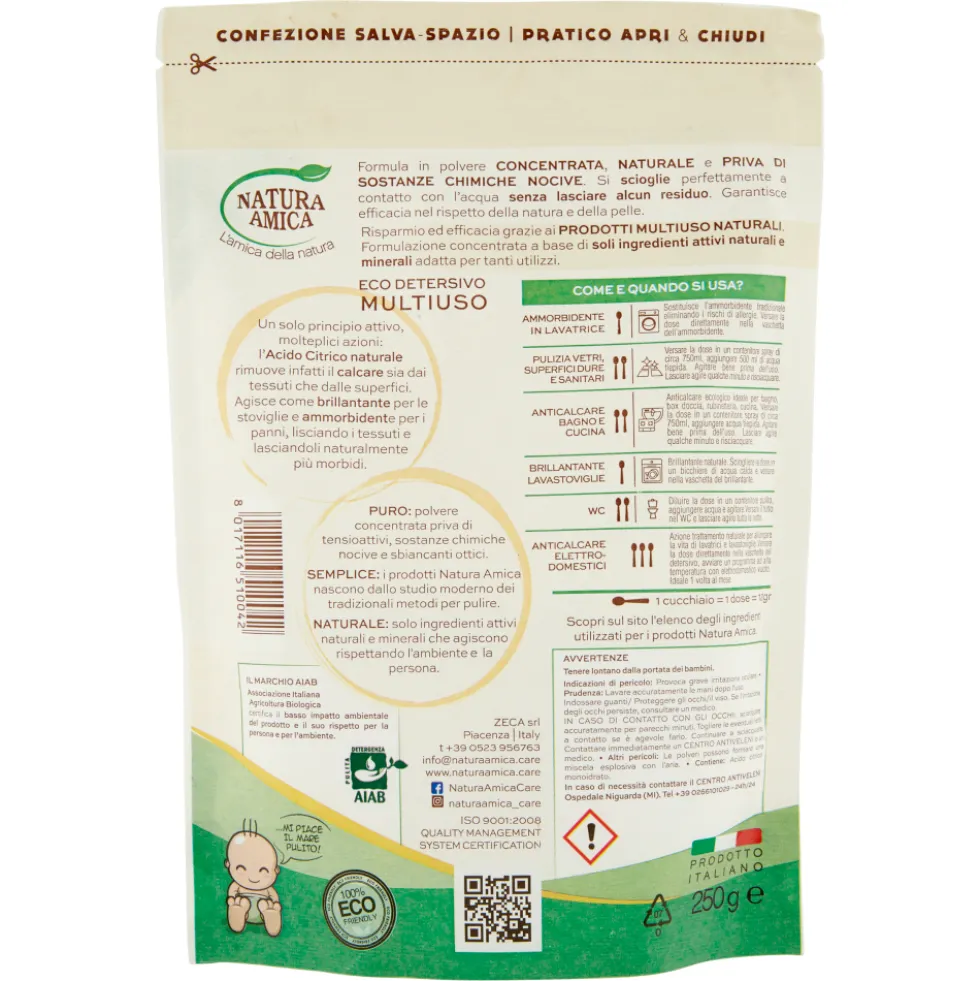 Natura Amica Puro Acido Citrico 250g